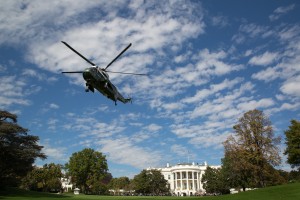 President Donald J. Trump depart the White House en route Joint Base Andrews Wednesday, October 25, 2017, on the South Lawn of the White House in Washington, D.C. (Official White House Photo by Shealah Craighead)